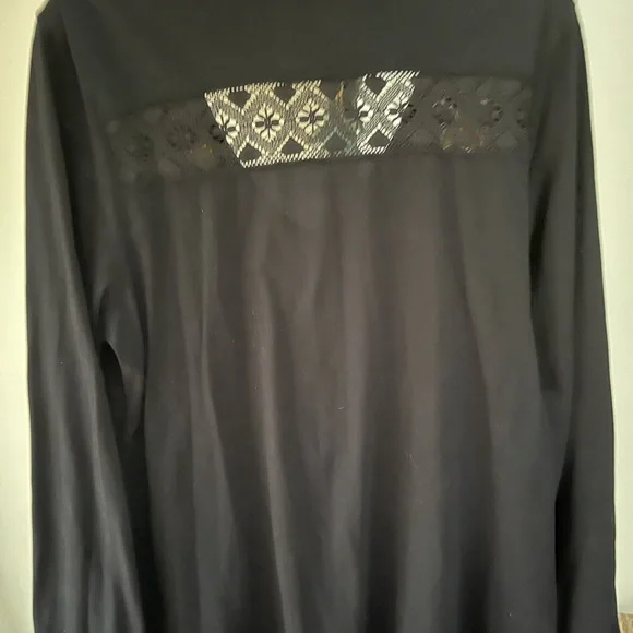 Johnny Was Embroidered Black Floral Women's Top XL - Picture 5 of 5